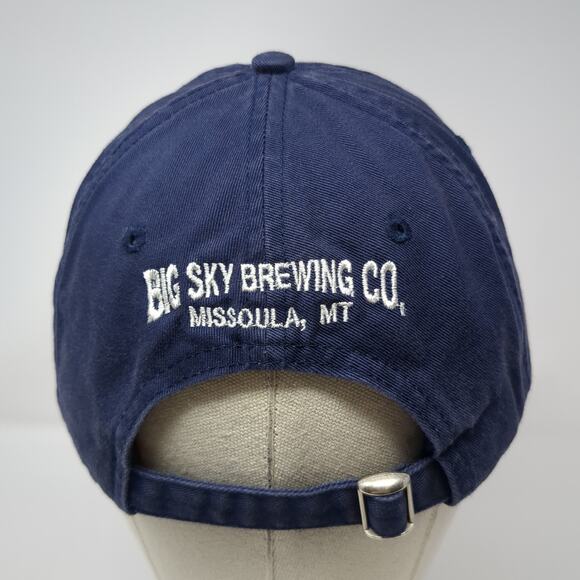 Moose Drool Brown Ale Baseball Cap Blue One Size Adjustable Big Sky Brewing - Picture 6 of 9